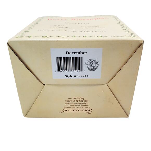 Boyd’s Beary Blossoms Treasure Box Flower December Birthday NIB 392211 - Picture 6 of 12